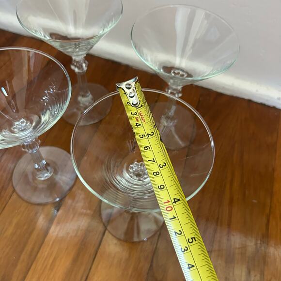 Vintage Libbey Stardust Martini Glasses Set of 4 – 6.5 oz - Picture 11 of 11